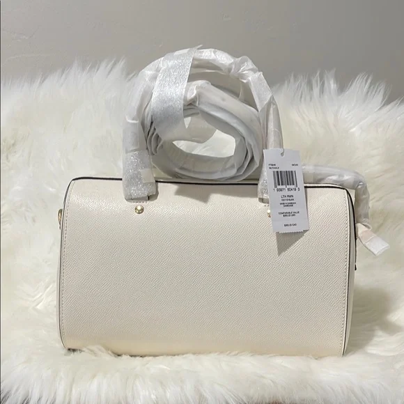 Coach Satchel with Gold Accents - Picture 4 of 7